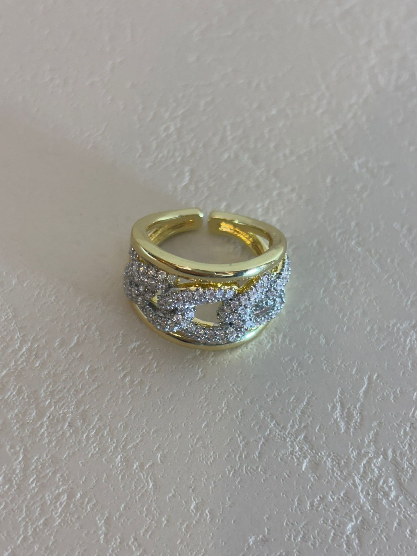 Kalın Zincir Yüzük