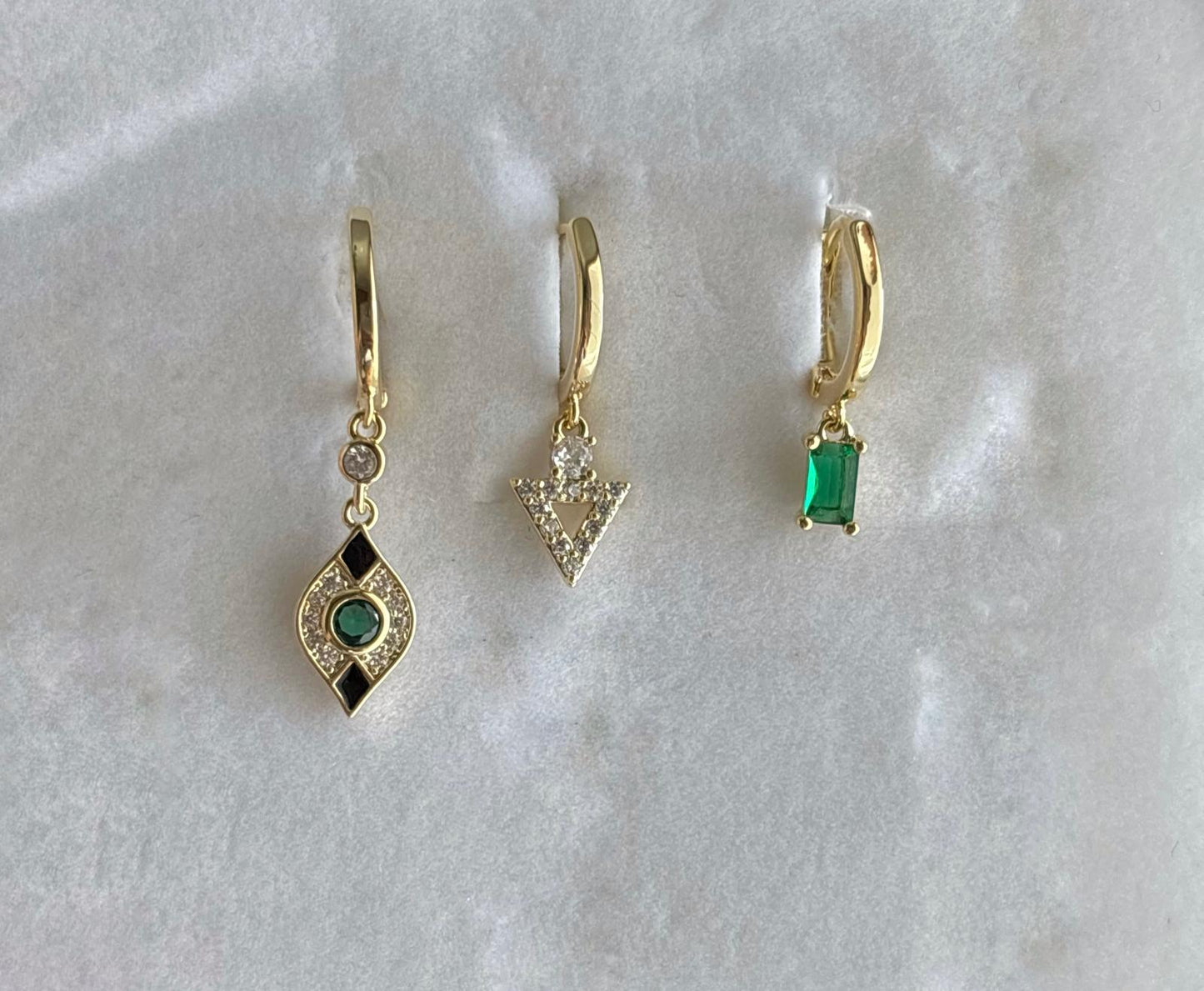 Üçlü Kombin Küpe