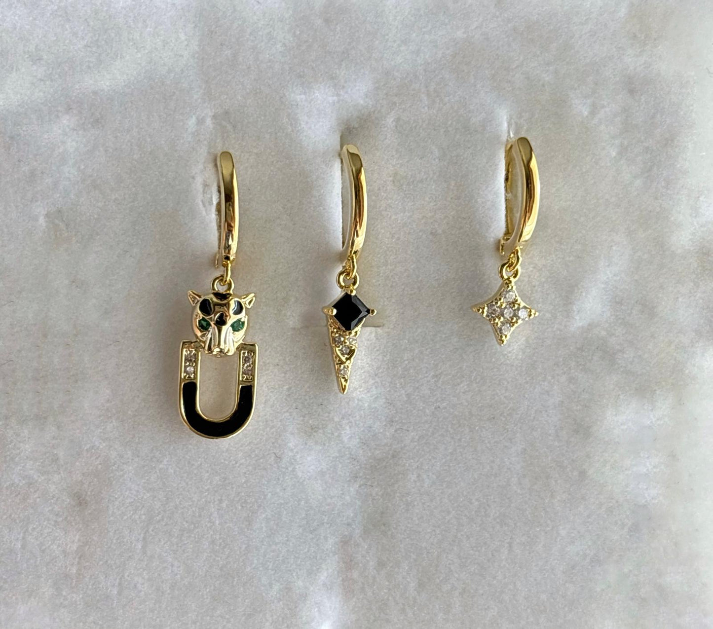 Üçlü Kombin Küpe