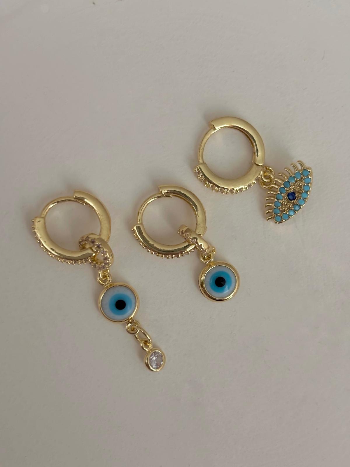 Üçlü Kombin Küpe