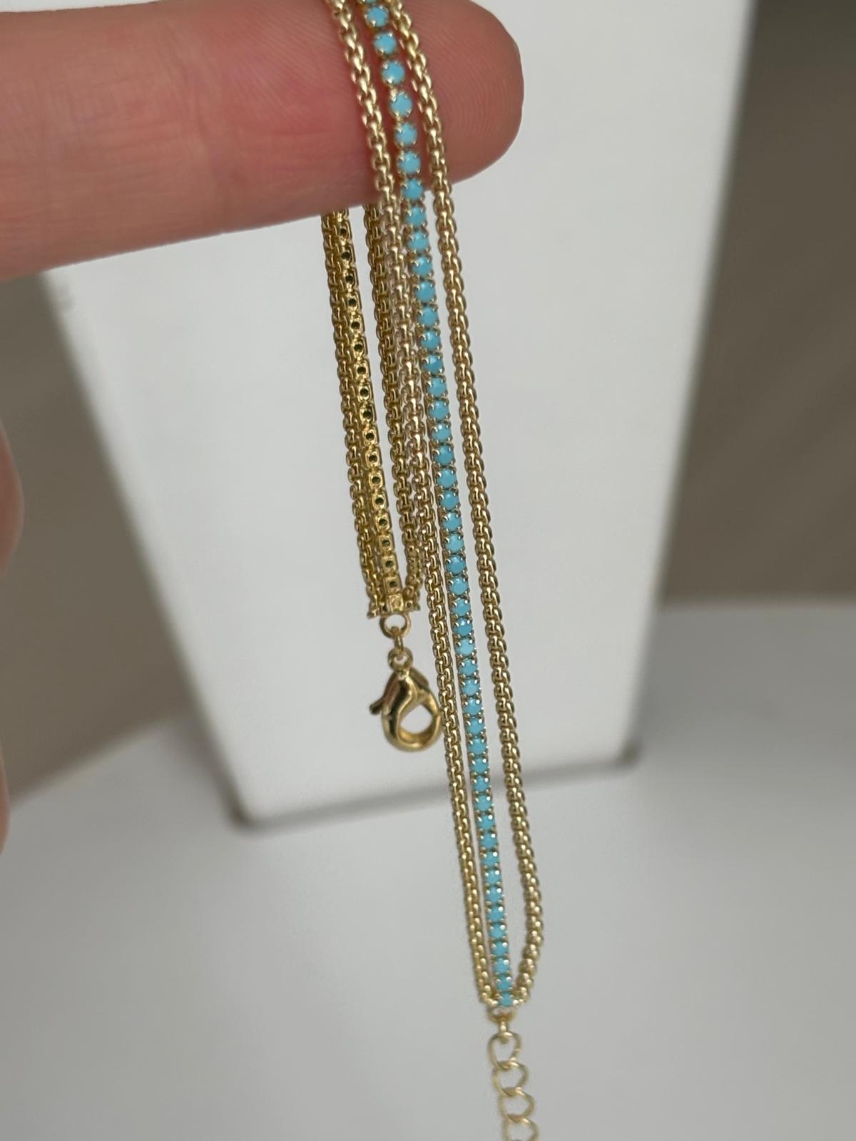 Üçlü Zincir Bileklik