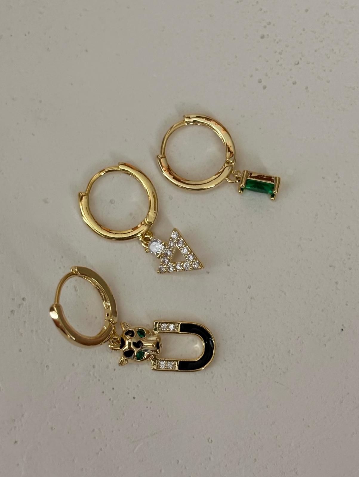 Üçlü Kombin Küpe