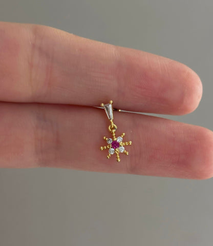 Burgundy  Piercing