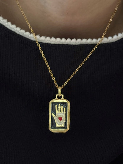 Tarot Hand Kolye