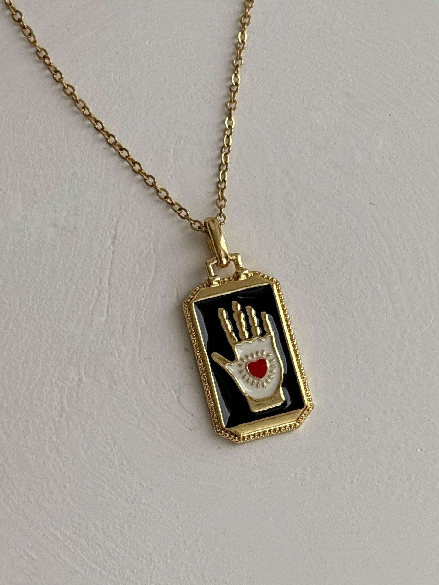 Tarot Hand Kolye