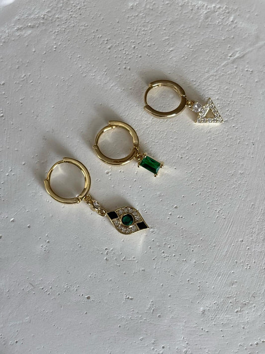 Üçlü Kombin Küpe