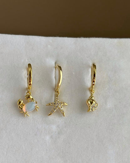 Üçlü Kombin Küpe