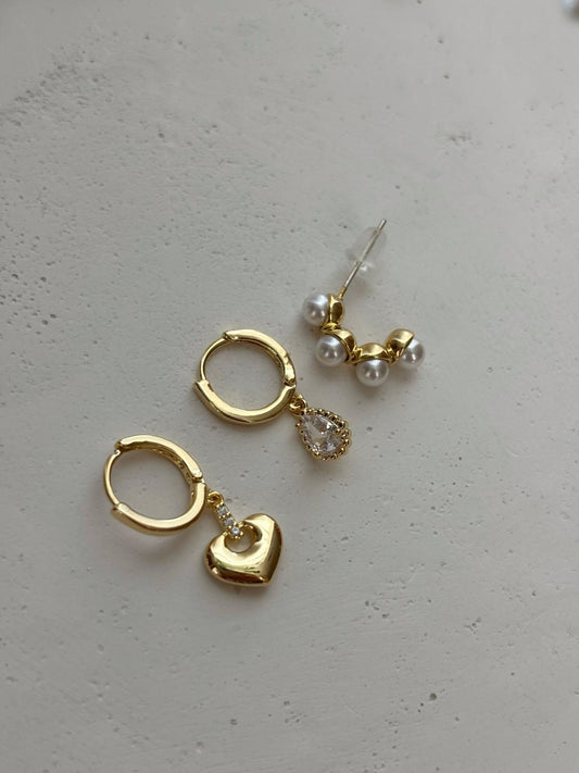 Üçlü Kombin Küpe