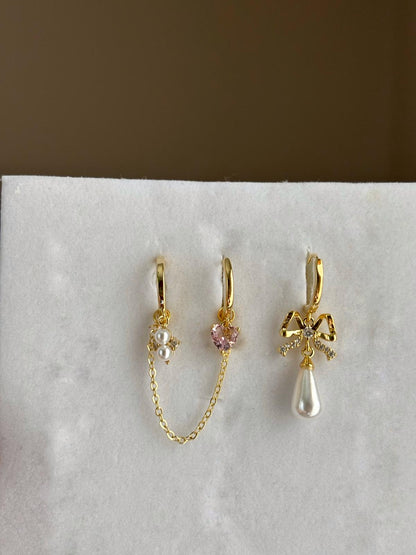 Üçlü Kombin Küpe