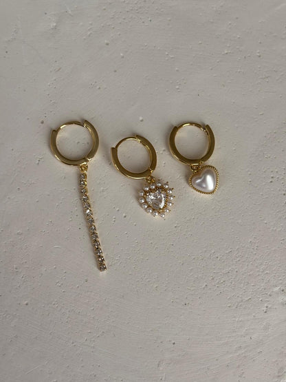 Üçlü Kombin Küpe