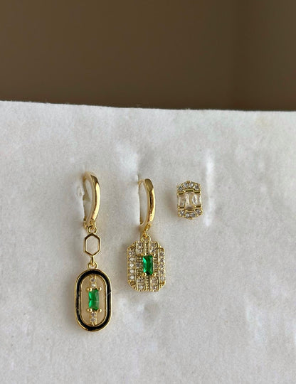 Üçlü Kombin Küpe