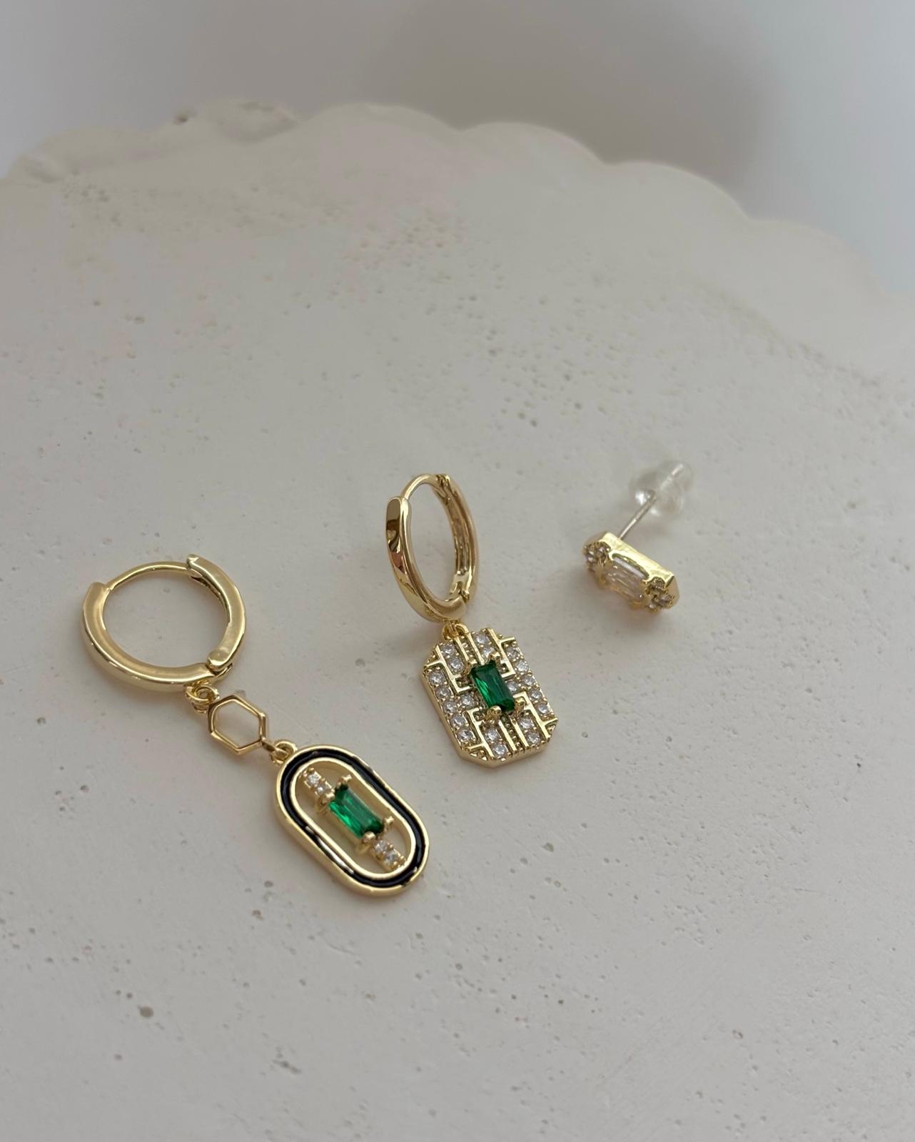 Üçlü Kombin Küpe