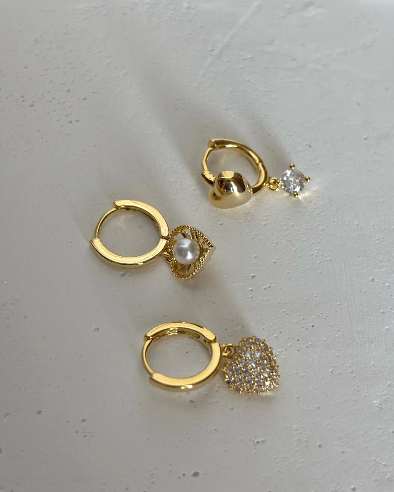 Üçlü Kombin Küpe