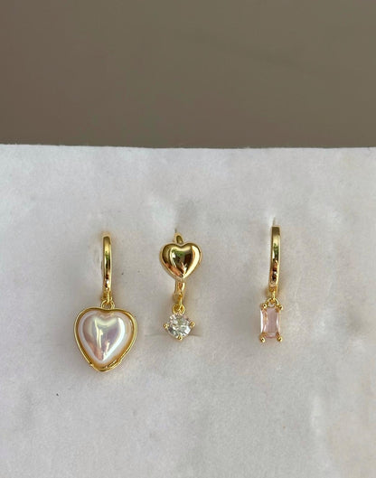 Üçlü Kombin Küpe