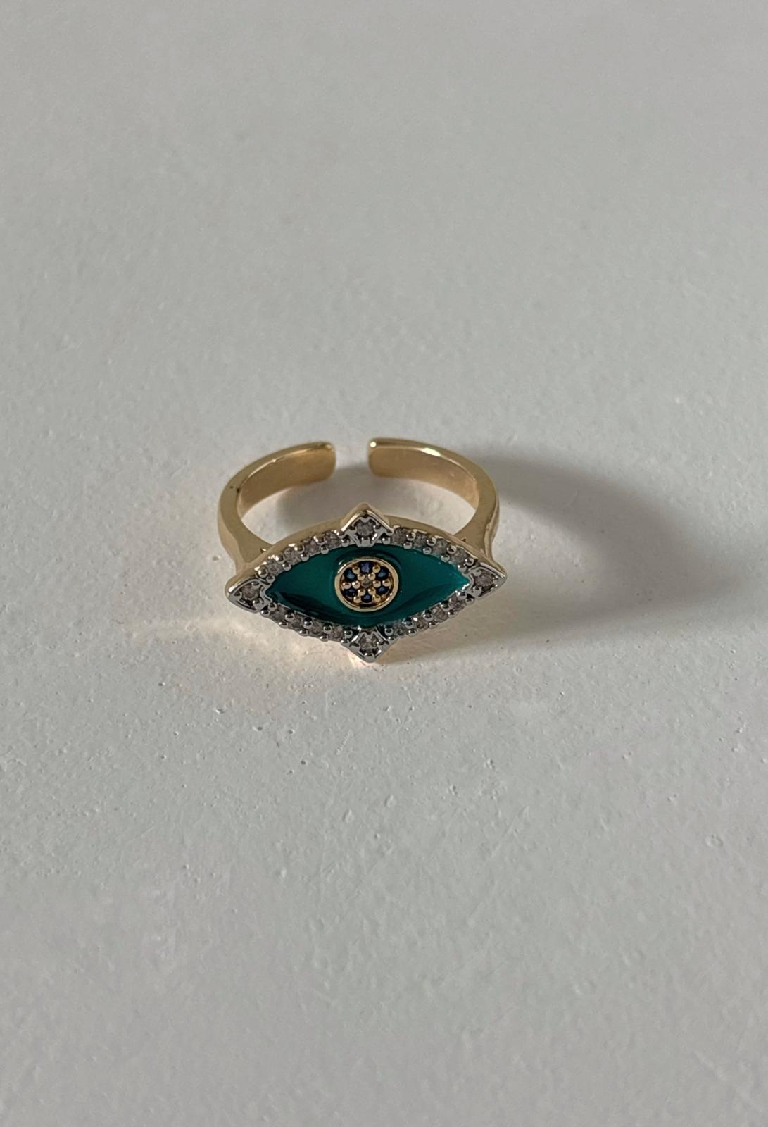 Turkuaz Göz Yüzük