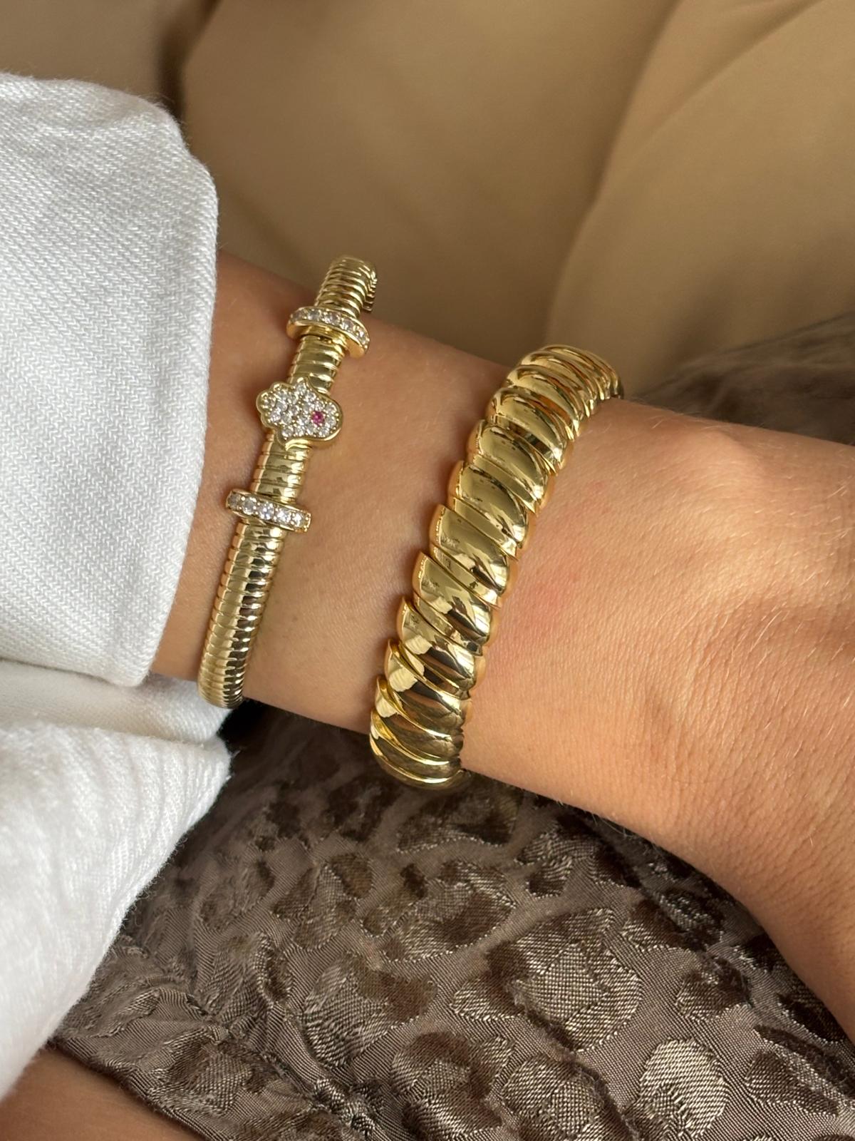 Kalın Burgu Lastik Bileklik