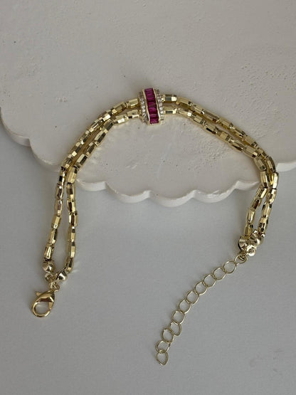 Bordo Boncuk Bileklik