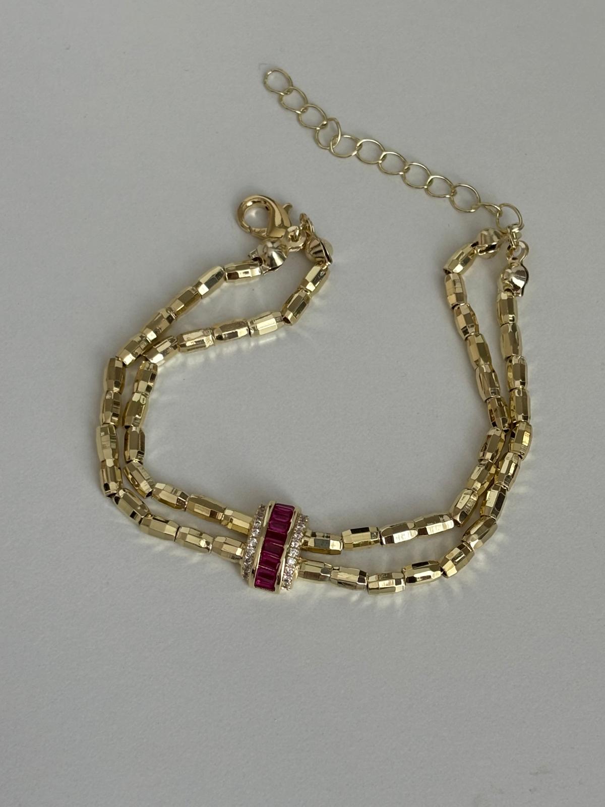 Bordo Boncuk Bileklik