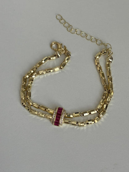 Bordo Boncuk Bileklik