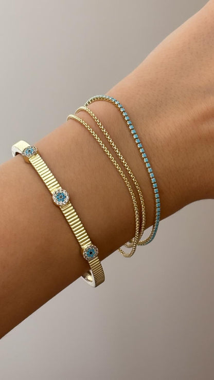 Üçlü Zincir Bileklik