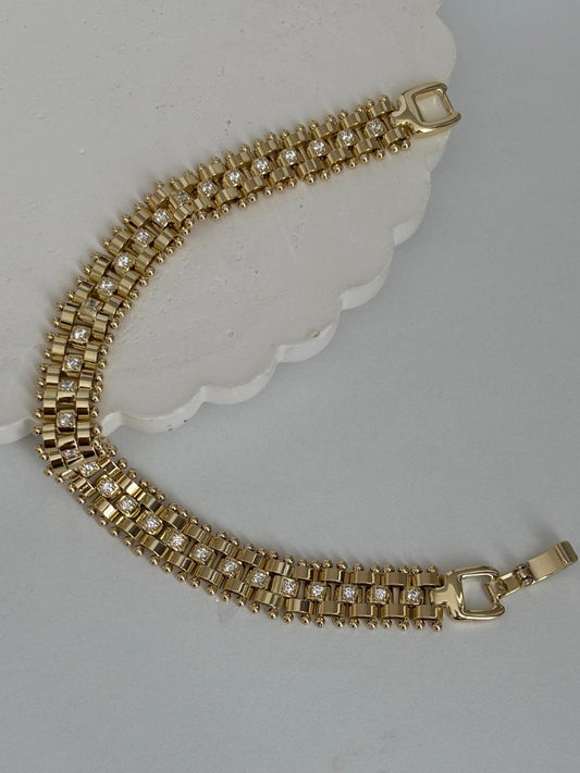 Kalın Zincir Bileklik