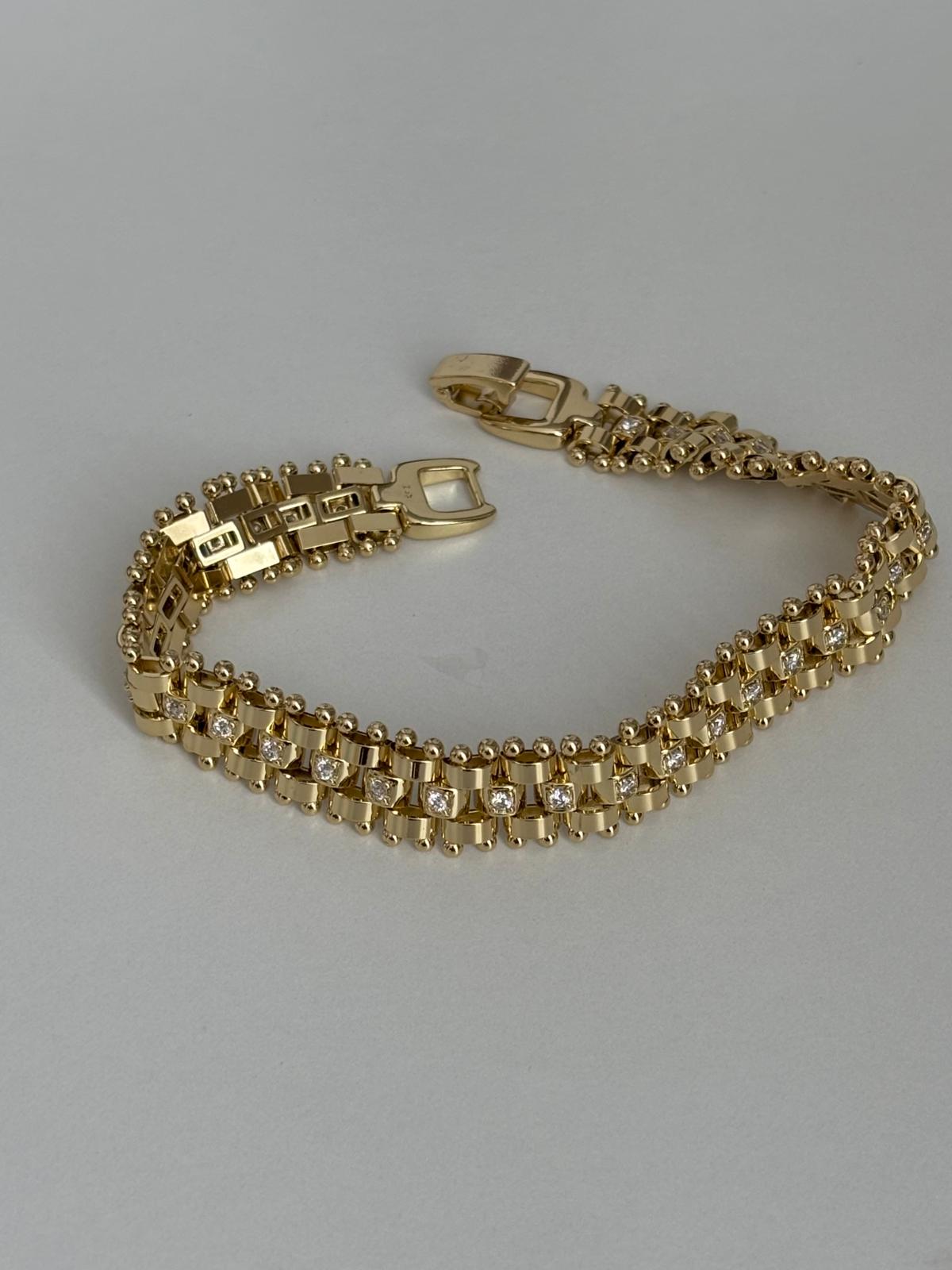 Kalın Zincir Bileklik