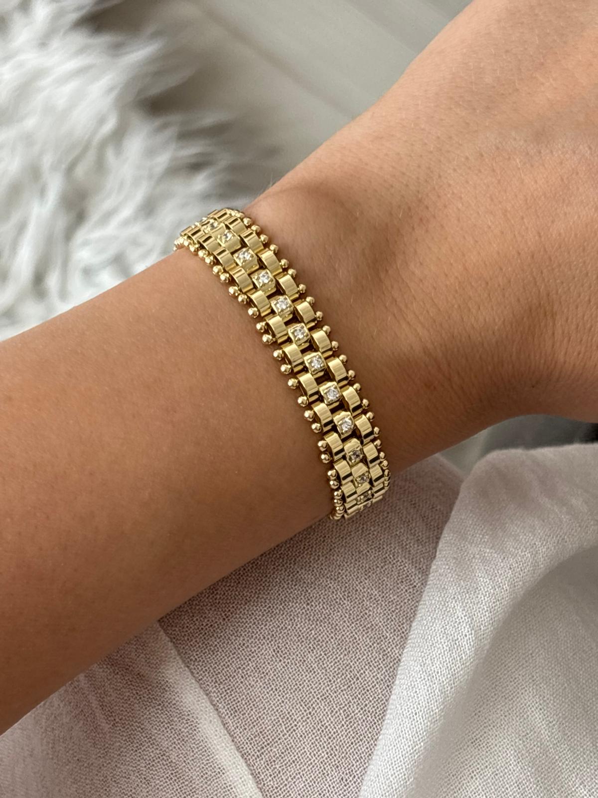 Kalın Zincir Bileklik