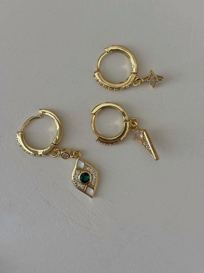 Üçlü Kombin Küpe