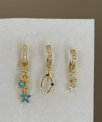 Üçlü Kombin Küpe