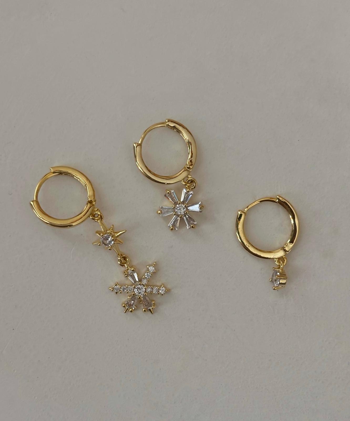 Üçlü Kombin Küpe