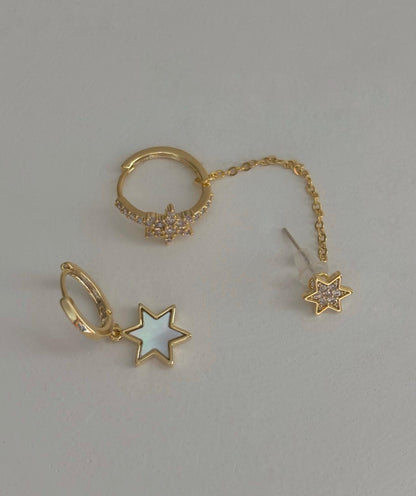 Üçlü Kombin Küpe