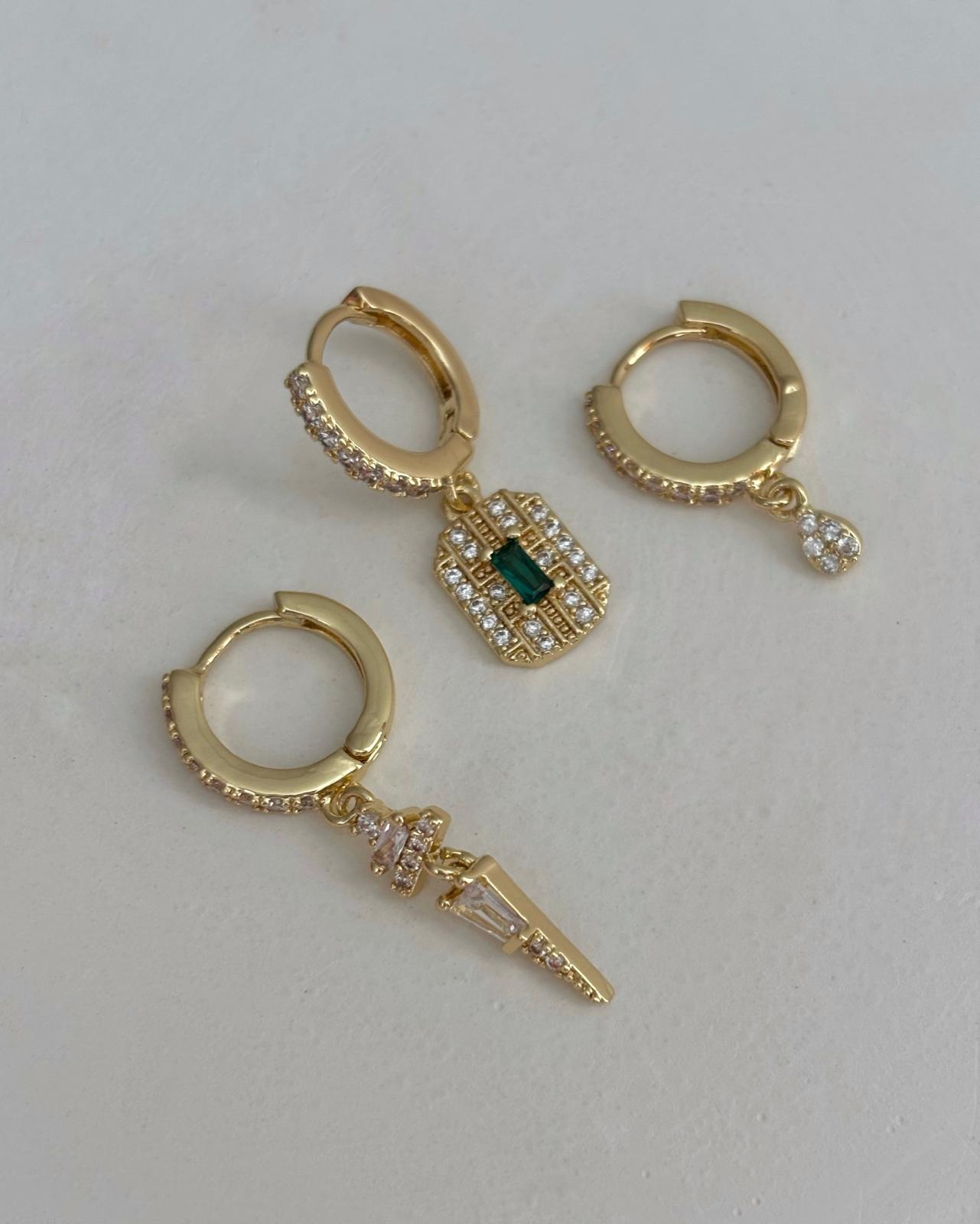 Üçlü Kombin Küpe