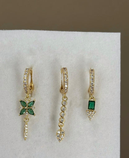 Üçlü Kombin Küpe