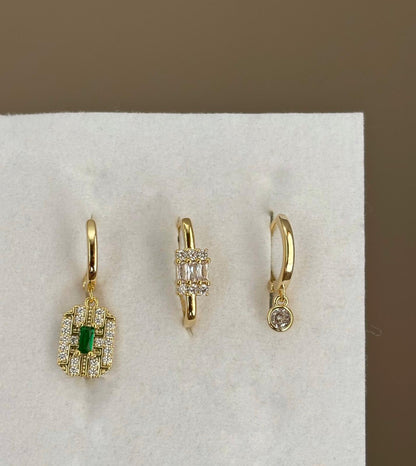 Üçlü Kombin Küpe