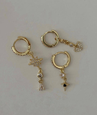 Üçlü Kombin Küpe