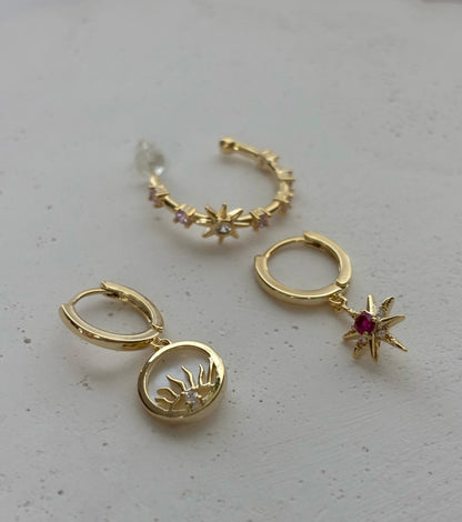 Üçlü Kombin Küpe