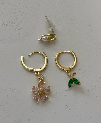 Üçlü Kombin Küpe