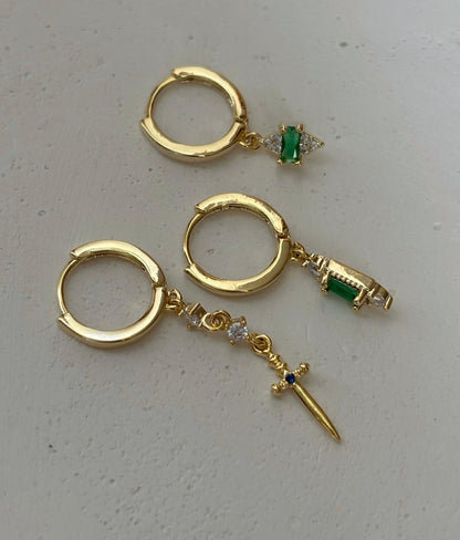 Üçlü Kombin Küpe