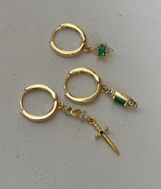 Üçlü Kombin Küpe