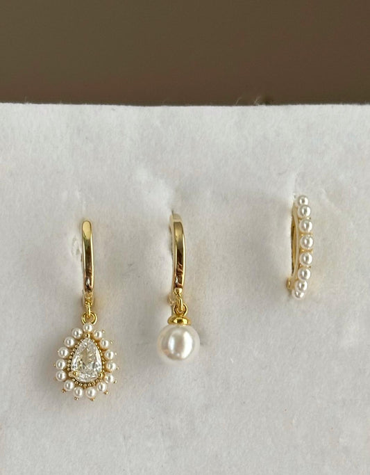 Üçlü Kombin Küpe