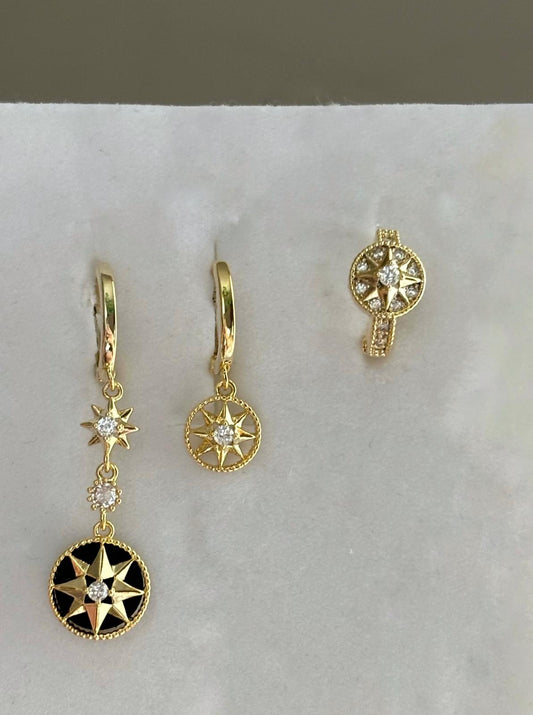 Üçlü Kombin Küpe