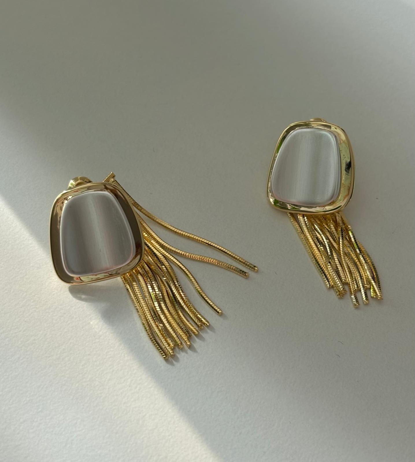 Çift Sallantı Küpe