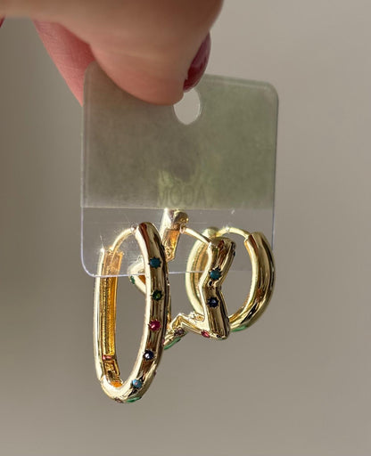 Üçlü Kombin Küpe