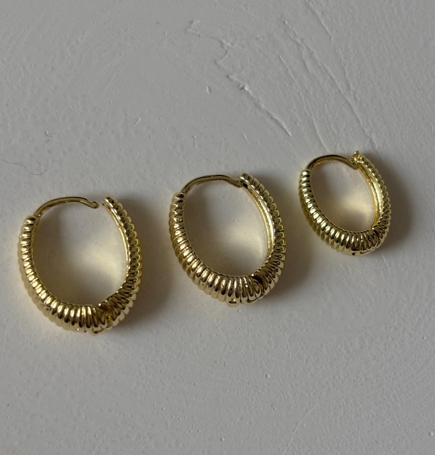 Üçlü Kombin Halka Küpe