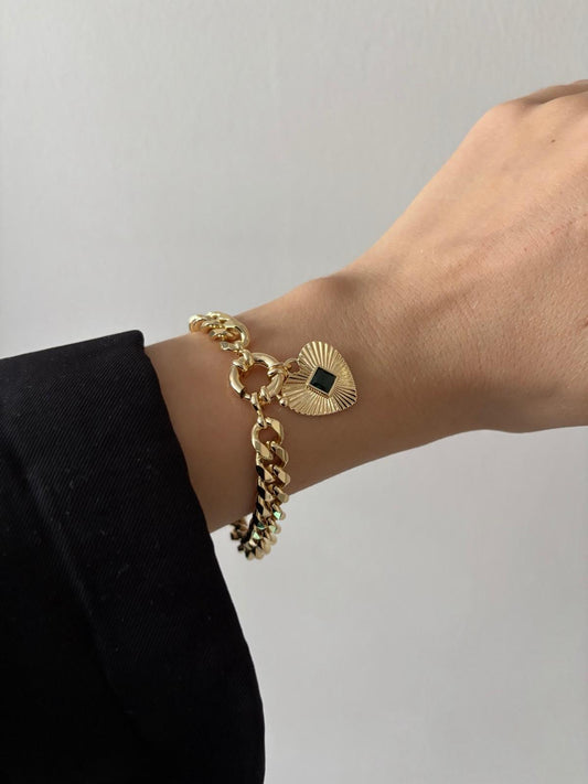 Lumière Kalp Bileklik