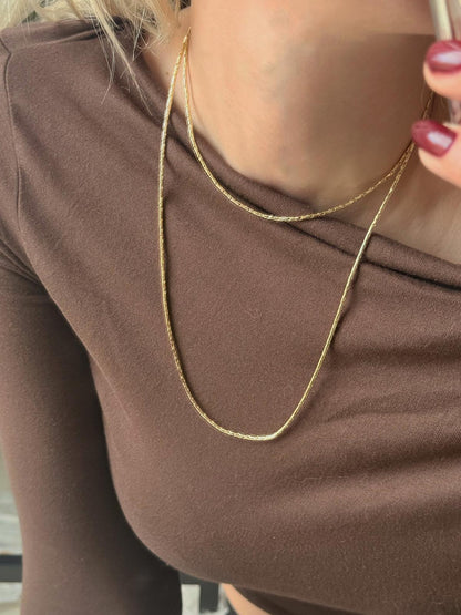Gold Zincir Kolye
