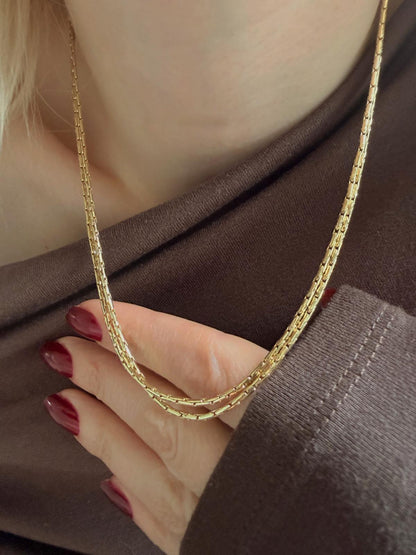 Gold Zincir Kolye