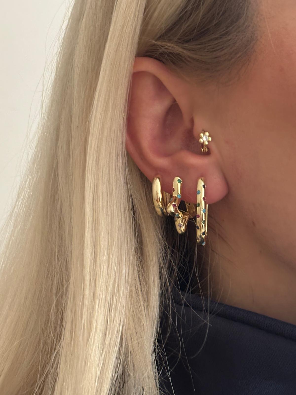 Üçlü Kombin Küpe