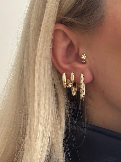 Üçlü Kombin Küpe